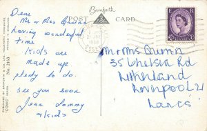 Nudist Camp Serving Tea  A Bamforth British Postcard