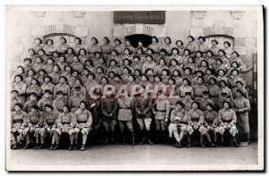 CARTE PHOTO Militaria Alpine Corps Barracks Changarnier