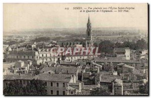 Nimes - Vue Generale to the & # 39Eglise St. Perpetua and the District of & #...