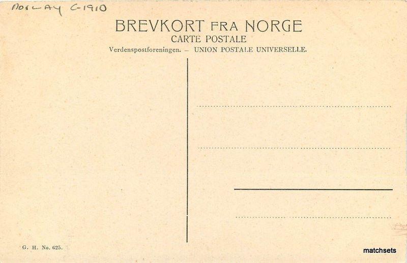 C-1910 Birdseye View Hornviken Nordkap Norway postcard 5674