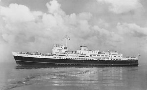 MV Prinses Beatrix Zeeland SS Co. Real Photo Writing on back, missing stamp 