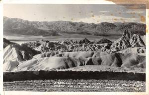 Death Valley CA Zabriskie Point Frasher Photo Antique Postcard K37629