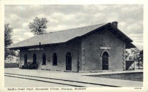 Smith's Creek Depot Greenfield Village, Dearborn, MI, USA Railroad Train Depo...