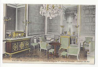 France Palais Fontainebleau Napoleon I Desk Cabinet Abdication Vtg Postcard