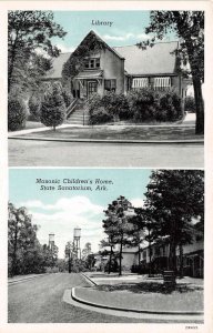 Booneville Arkansas Library, Masonic Children's Home & Sanitorium PC U2874