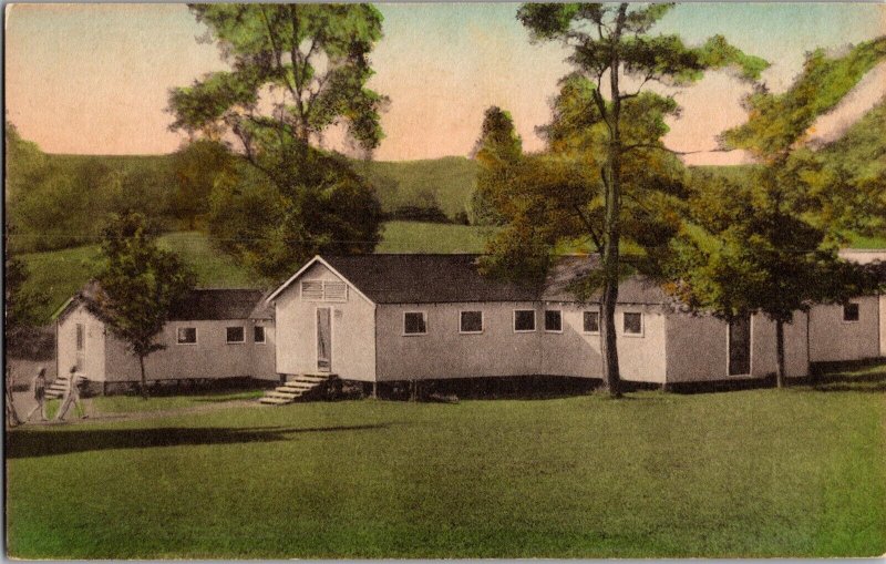 The Dormitories, Massanetta Springs Bible Conf, Harrisburg VA Vtg Postcard M58
