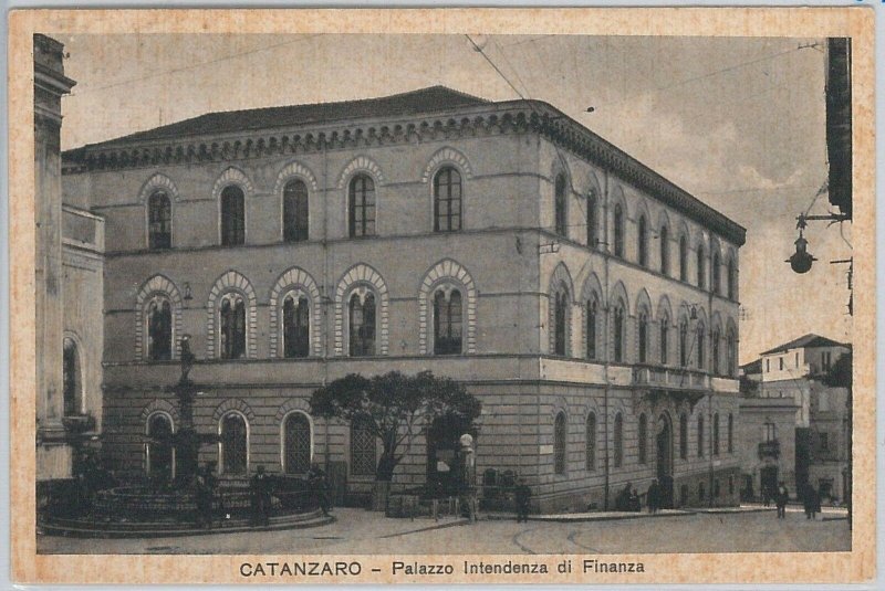 44403 VINTAGE POSTCARD - CATANZARO City - PALACE INTENDENZA FINANCE-