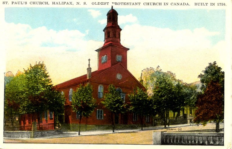 Canada - Nova Scotia, Halifax. St Paul's Anglican Church