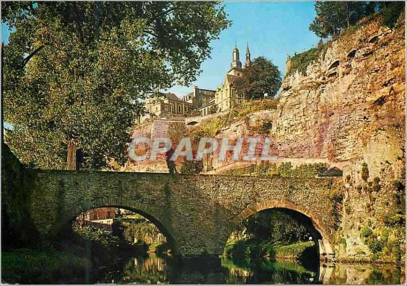 CPM Luxembourg L'Alzette pittoresque le vieux chemin Stierchen et les Rochers du