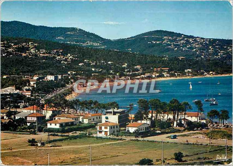 Postcard Modern Cavalaire Var Beach Basically Park Cavalaire