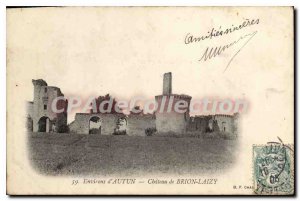 Postcard Old Surroundings Autun Chateau de Brion Laizy