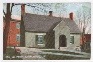 Old Treasury Annapolis Maryland 1910c postcard