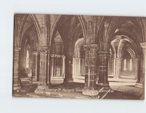 Postcard Crypt, showing St. Mungo's Tomb, Glasgow Cathedral, Glasgow, Scotland