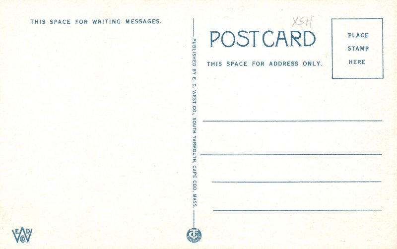 Old Cape Cod Mill Built 1774 Historic Windmill Massachusetts MA Vintage Postcard