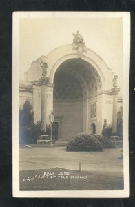 RPPC PANAMA PACIFIC INTERNATIONAL EXPOSITION HALF DOME REAL PHOTO POSTCARD