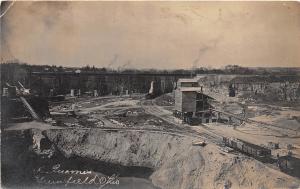 D17/ Greenfield Highland Co Ohio Postcard Photo RPPC c1910 Rucker Stone Quarry