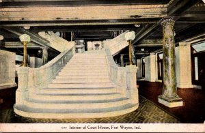 Indiana Fort Wayne Court House Interior 1908