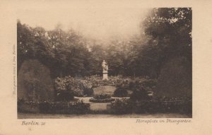 Berlin Floraplatz im Thiergarten German Postcard