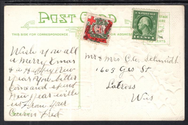 A Joyous Christmas Holly Scene