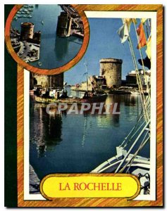 Modern Postcard La Rochelle Charente Maritime the port entrance Saint Nicolas...