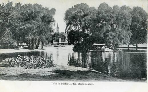 MA - Boston, Lake in the Public Garden