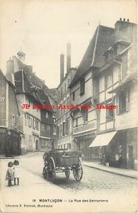 France, Montlucon, Serruriers Street, Librairie P Pointud No 19