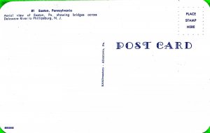 Easton Pennsylvania - Delaware River - Aerial View