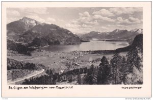 RP: St. Gilgen am Wolfgangsee vom Mozartblick , Austria , 20-30s