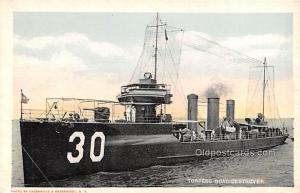 Torpedo Boat Destroyer Military Battleship Unused 
