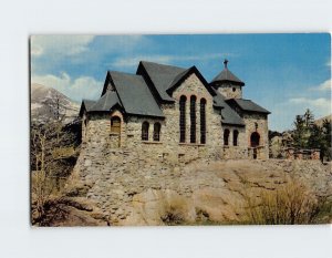 Postcard St. Catherine's Cathedral, South St. Vrain Canyon, Allenspark, Colorado
