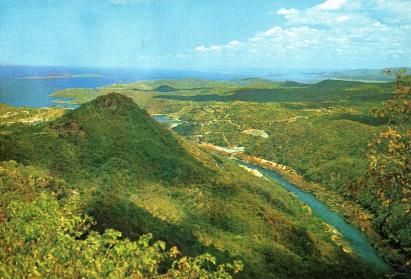 Kariba Dam,Lake and Zambezi River,Rhodesia