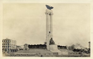 cuba, HAVANA, The Maine Monument (1930s) RPPC Postcard