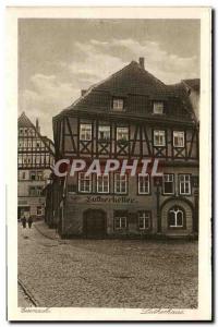 Old Postcard Eisenach Lutherhaus Luther