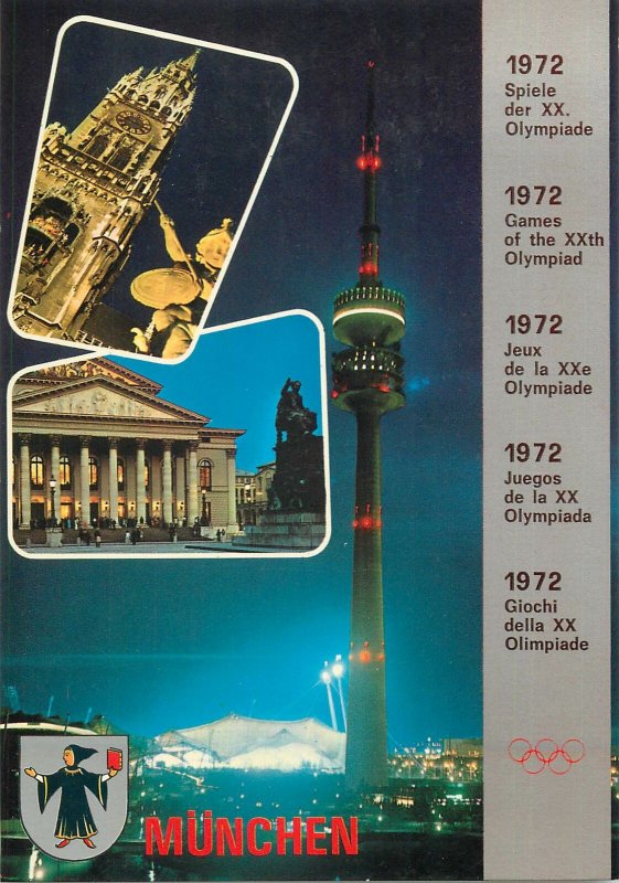 Germany Munchen Spiele der Olympiade  Postcard