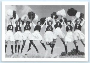 OLD NAVY Retro Advertising CHEERLEADERS Pom Poms 4x6 ~ 1994 Postcard