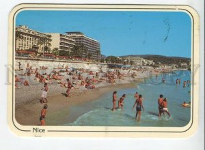 441276 France 1986 year Nice Cote d'azur RPPC to Germany A stamp