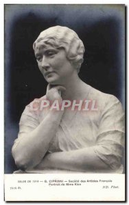 1914 Old Postcard Salon Cipriani Societe Des Artistes French Portrait Of Mrs ...