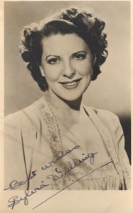 Sylvia Welling 1940s Actress Signed Photo