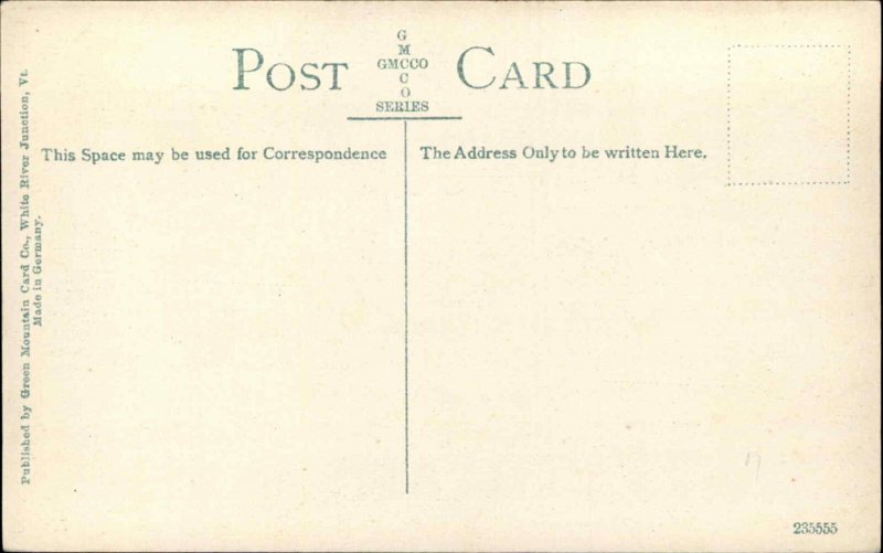 White River Junction VT Vermont Union RR Train Station Depot c1910 Postcard