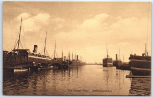 Postcard - The Great Float - Birkenhead, England