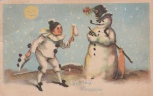 Snowman Celebration - Gelukkig Nieuwjaar - Happy New Year's Greeting - DB