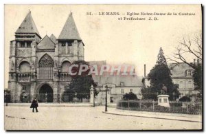 Old Postcard The Church Hands of Our Lady of Couture Prefecture