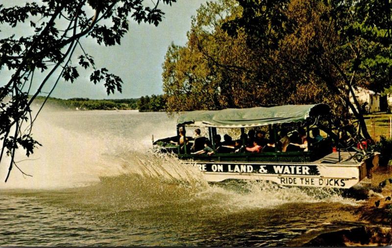 Wisconsin Dells Duck Entering Lake Delton