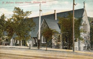 Vintage Postcard St. Andrews Episcopal Church Religious Bldg. Manitou Colorado