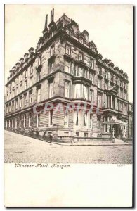 Old Postcard Windsor Hotel Glasgow