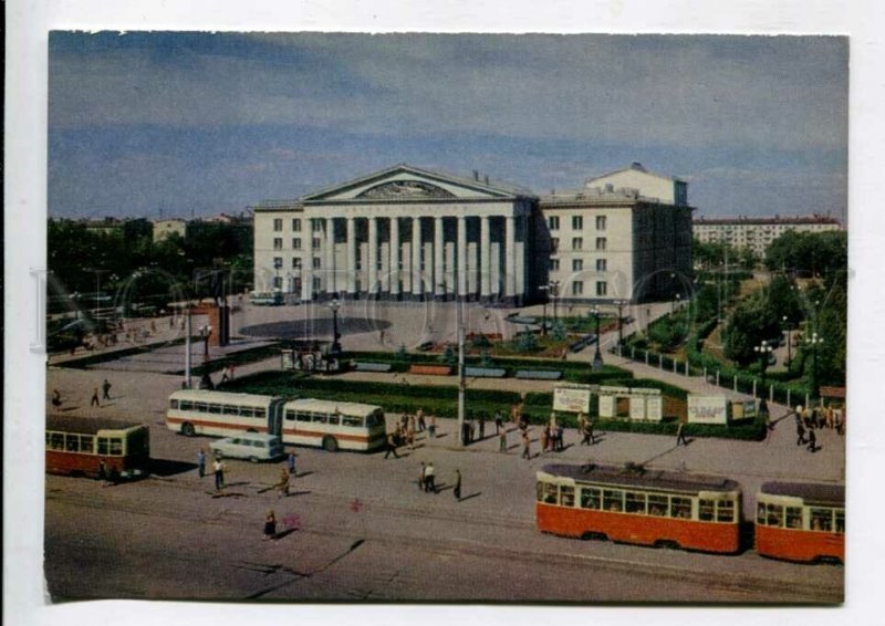 429301 USSR 1975 Kuibyshev Palace Culture Kirov TRAM Bus P/Stationery postal