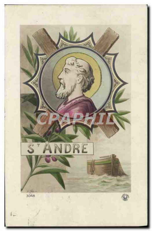 Postcard Old St Andre Surname