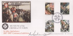 St Johns Ambulance Limited To 100 FDC Hand Signed Late Duke Of Westminster