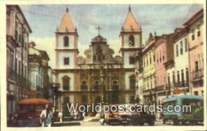 Bahia Igreia Sao Franciso Brazil Postcard