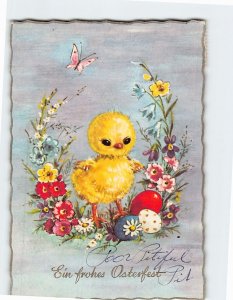 Postcard Ein frohes Osterfest with Easter Art Print